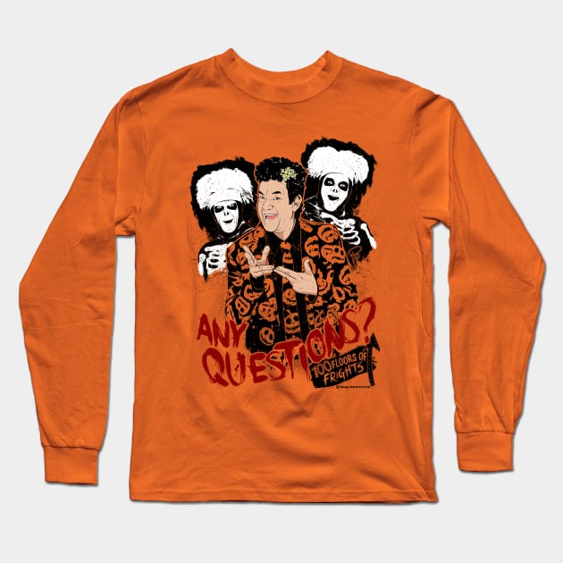 David S Pumpkins, Any Questions? Long Sleeve T-Shirt by RangerRob